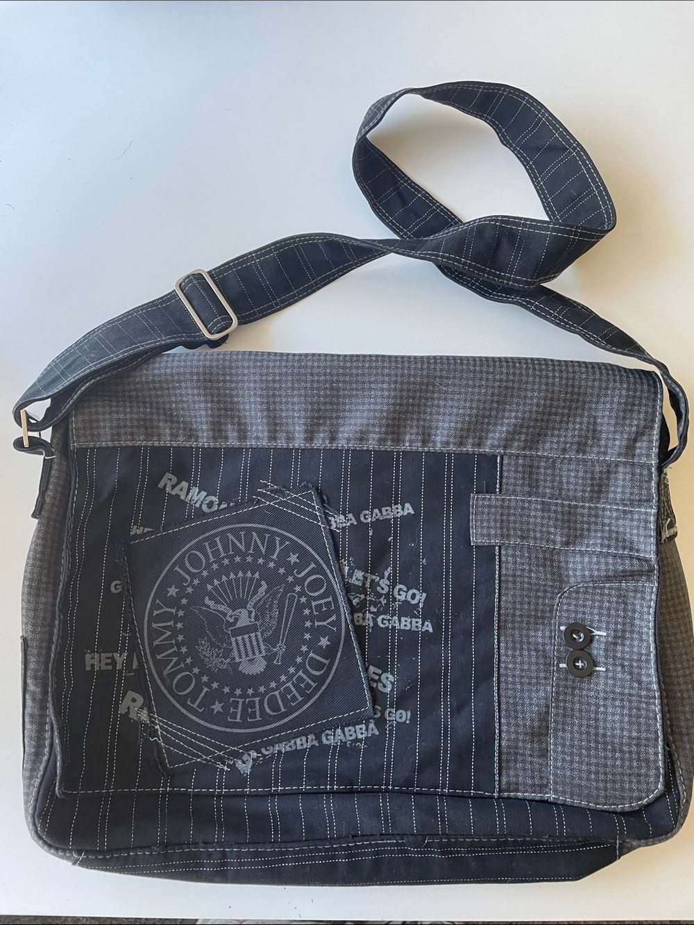 The Ramones Messenger Bag Adjustable Rock Music